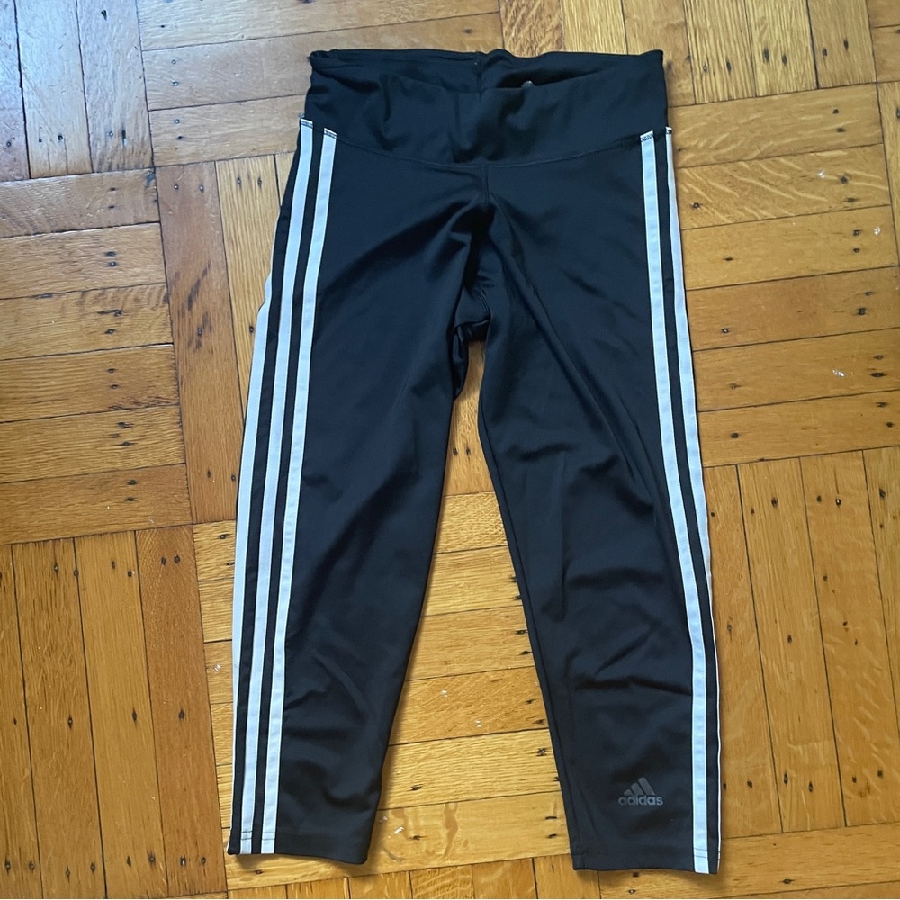 Adidas Black Capris Leggings